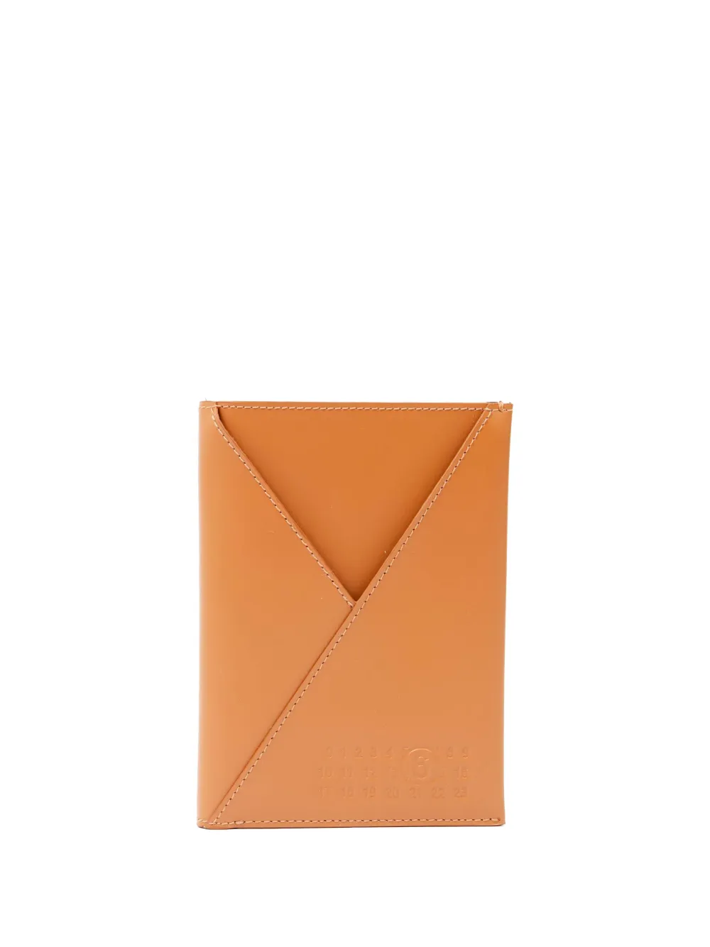 

Обложка для паспорта с тиснением Mm6 Maison Margiela, коричневый