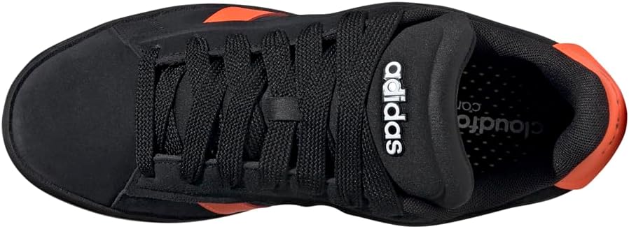 Мужские кроссовки Adidas Grand Court Alpha 00s, белый/черный/оранжевый — фото 4
