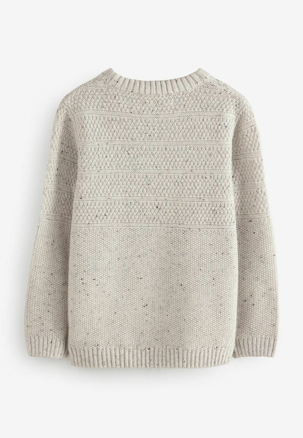 

Джемпер TEXTURED CREW NECK Next, бежевый