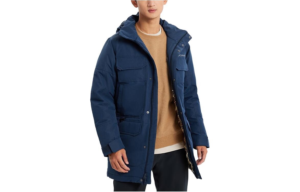 

Мужские куртки Columbia Hard Shell, темно-синий