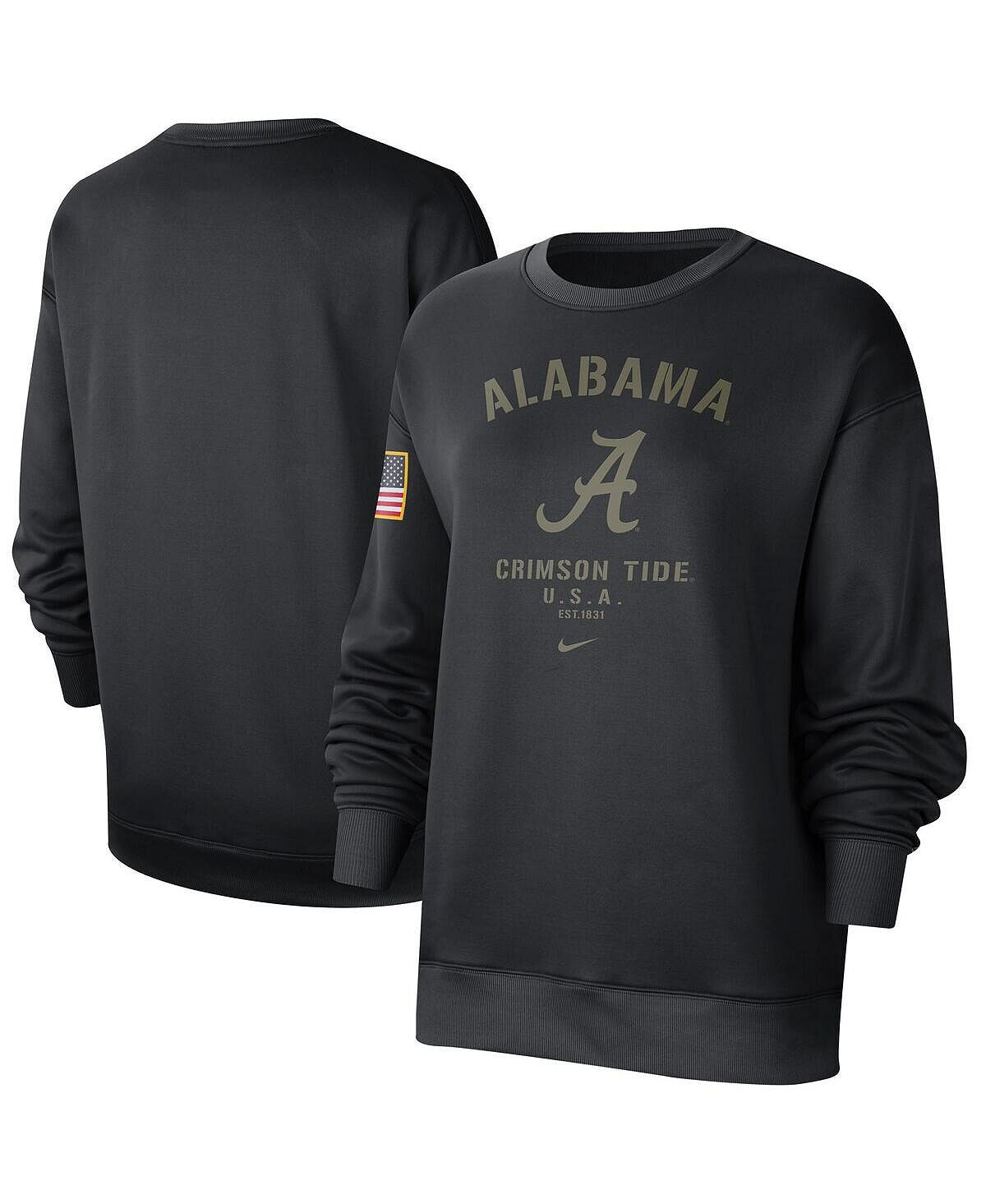 

Женский пуловер Nike Alabama Crimson Tide, черный