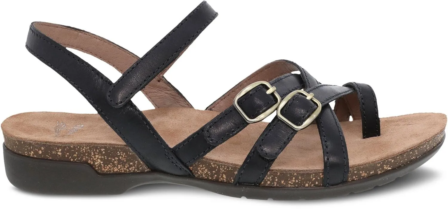 Сандалии Roslyn Dansko, Black Waxy Burnished