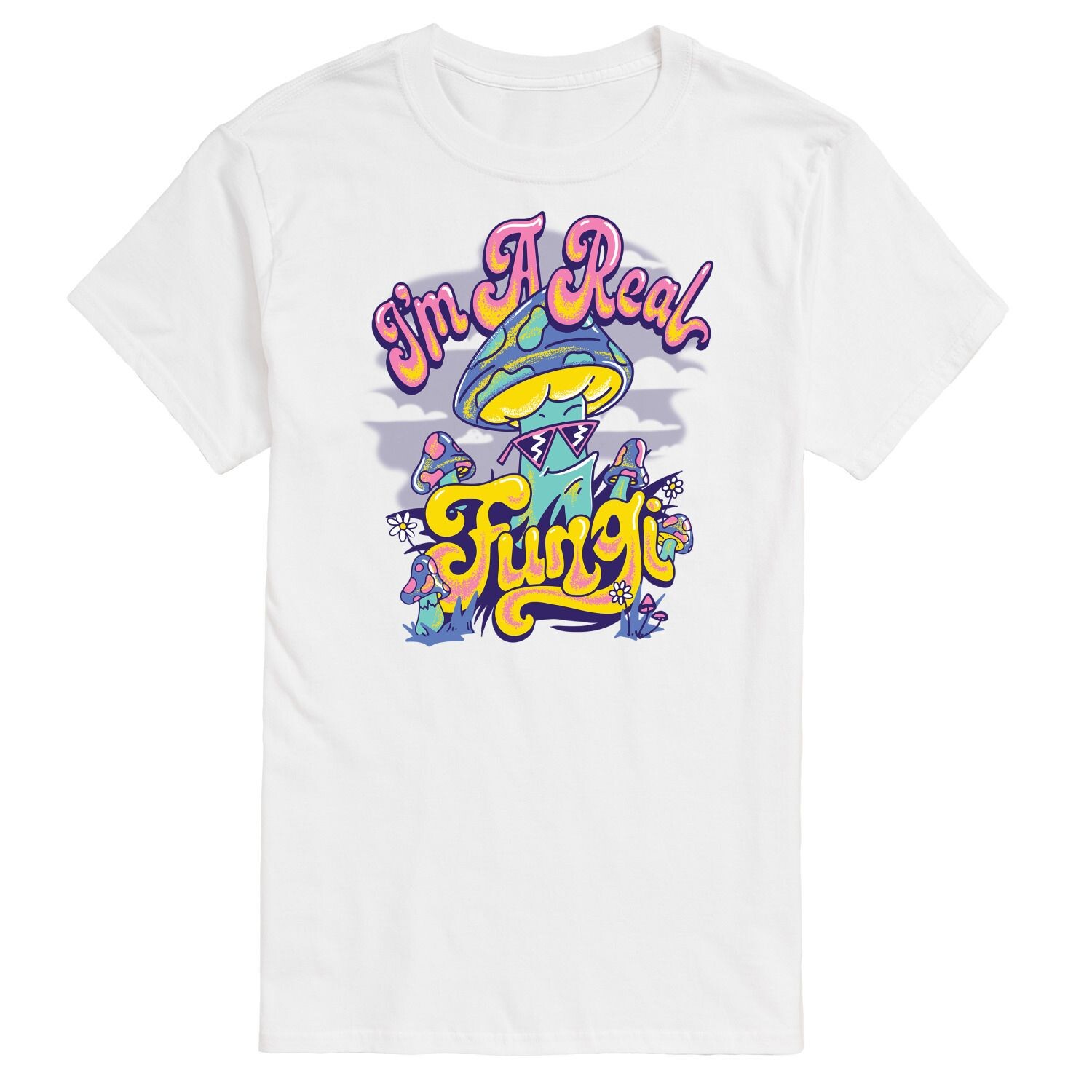 

Футболка с рисунком Big & Tall Real Fungi License