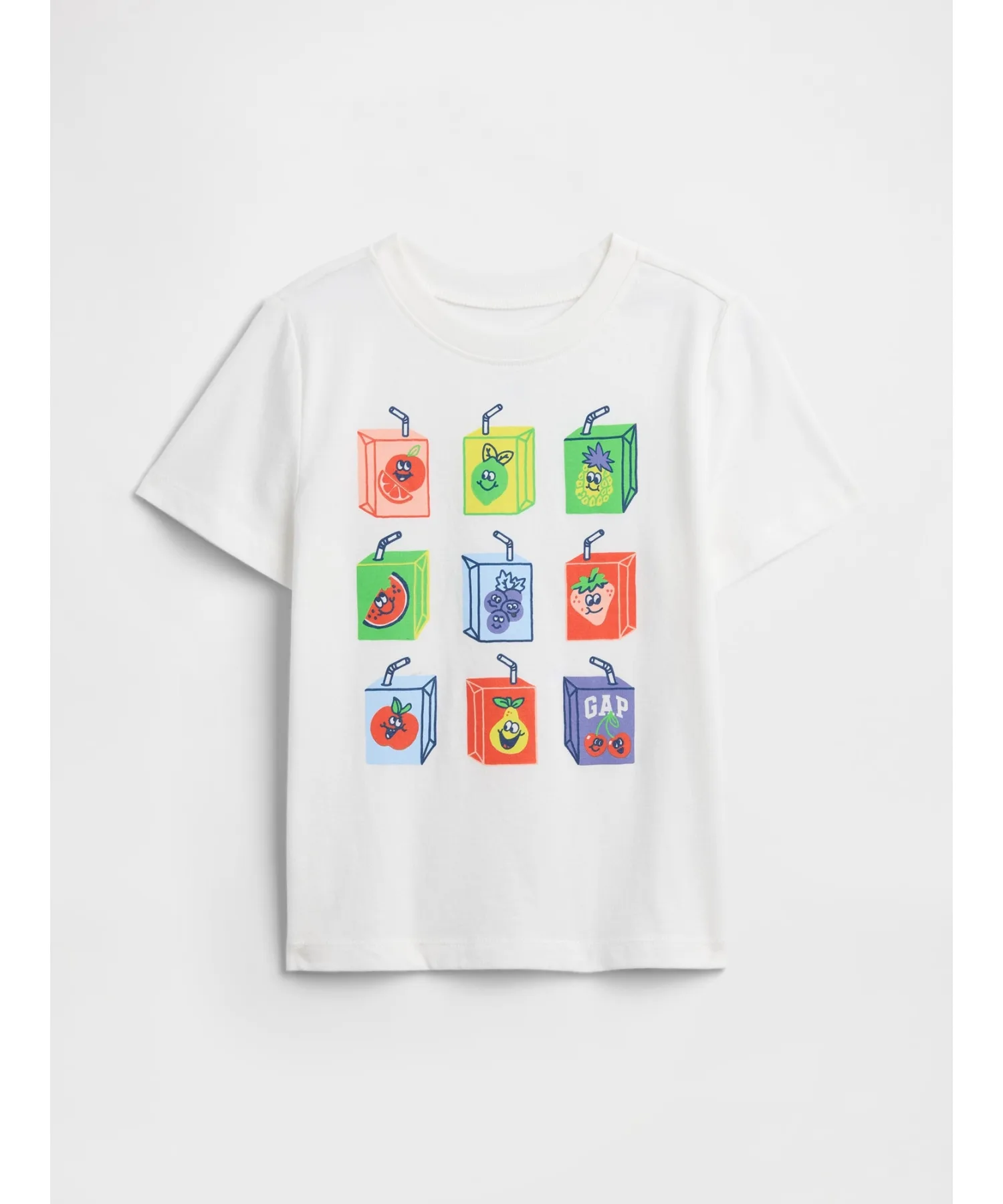 Детская футболка GAP с принтом белая