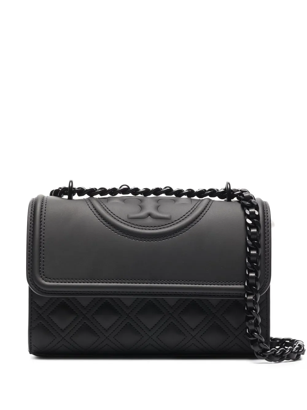 

Маленькая сумка на плечо Fleming Matte Tory Burch, черный