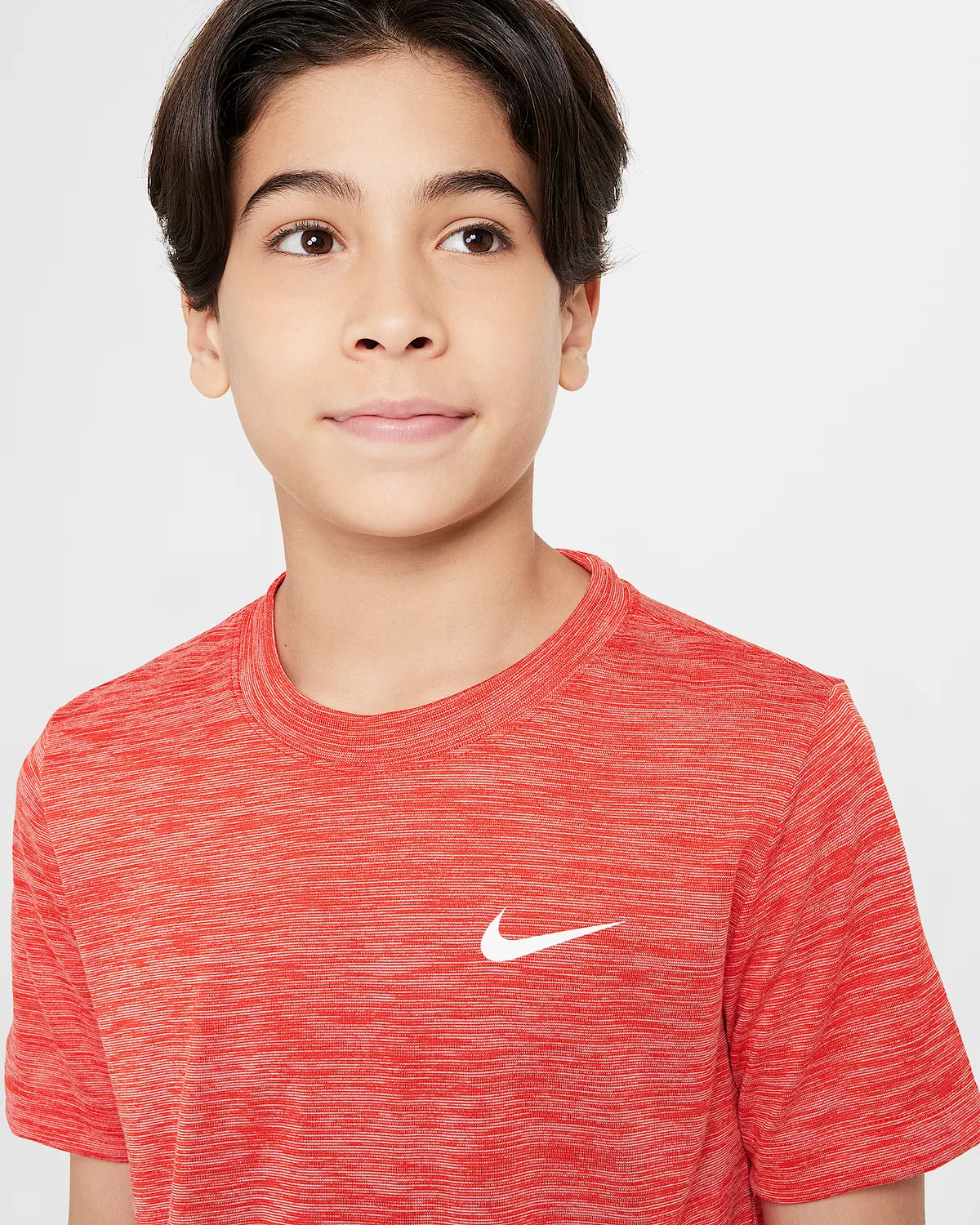 Детская футболка Nike Legend Dri-FIT для тренировок, University Red/Pure/Heather — фото 3