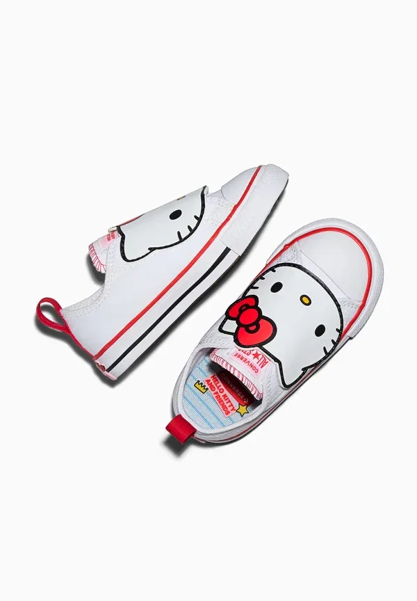 Детские кеды Converse Hello Kitty and Friends Chuck Taylor, белый с красным — фото 3