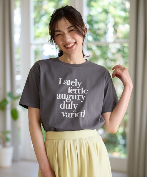 

Футболка с короткими рукавами, логотип ANY, серая