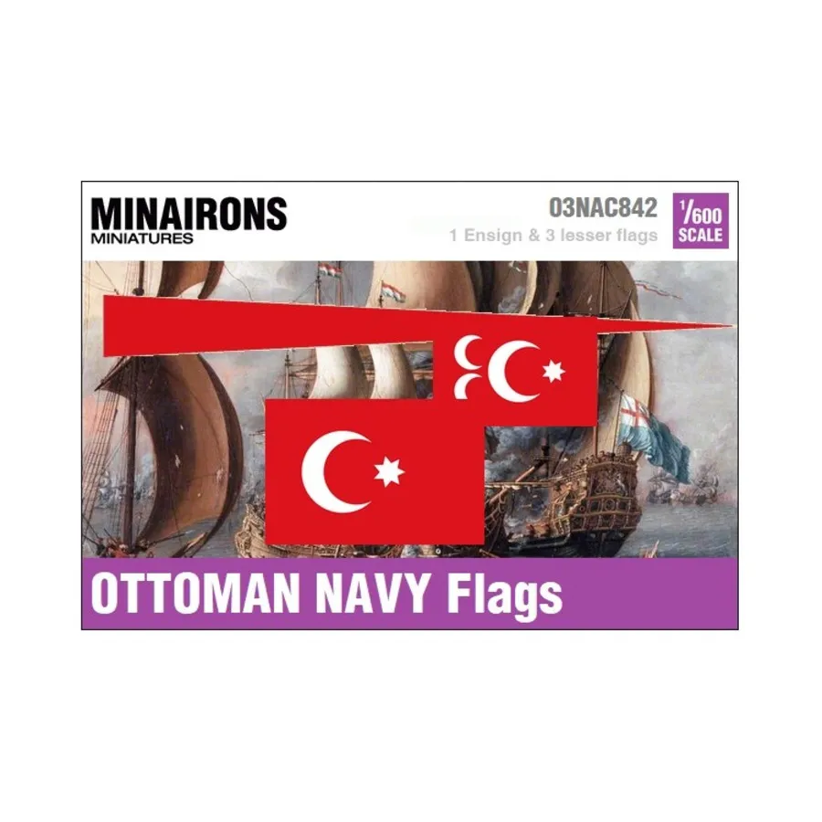 

Флаги Османского флота XIX века, Naval Flags (1:600)
