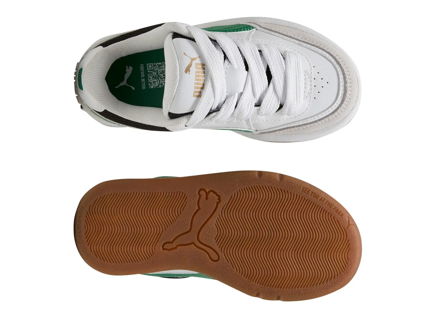 Кроссовки Puma Park Lifestyle SK8 Sneaker - Kids', белый — фото 4