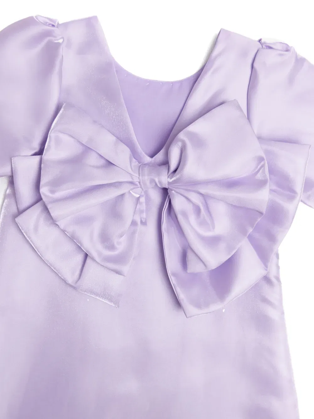 Платье, украшенное бантом Bcbg Kids, фиолетовый — фото 4