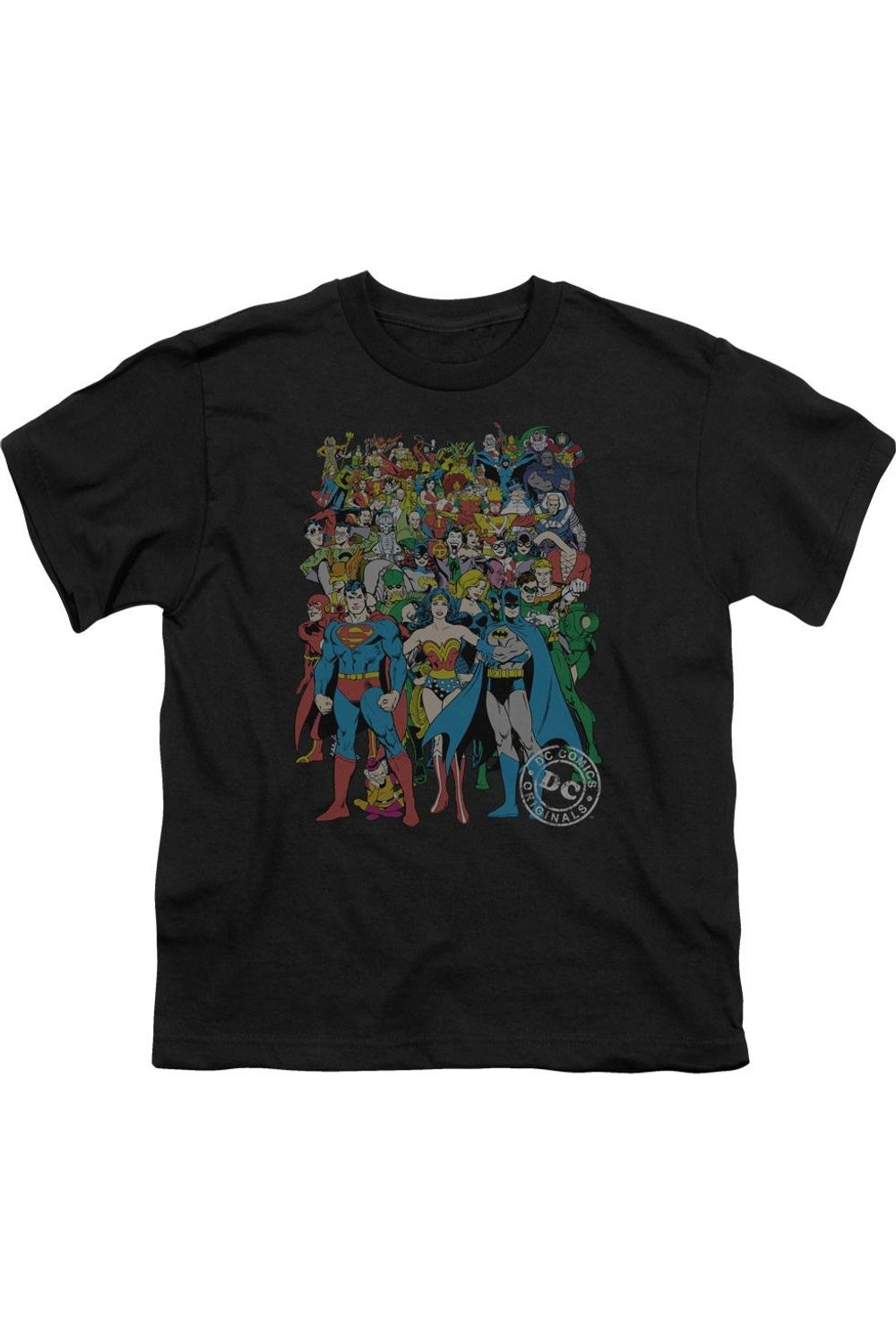 

Футболка с коротким рукавом DC Comics Original Universe для детей Gildan, черный