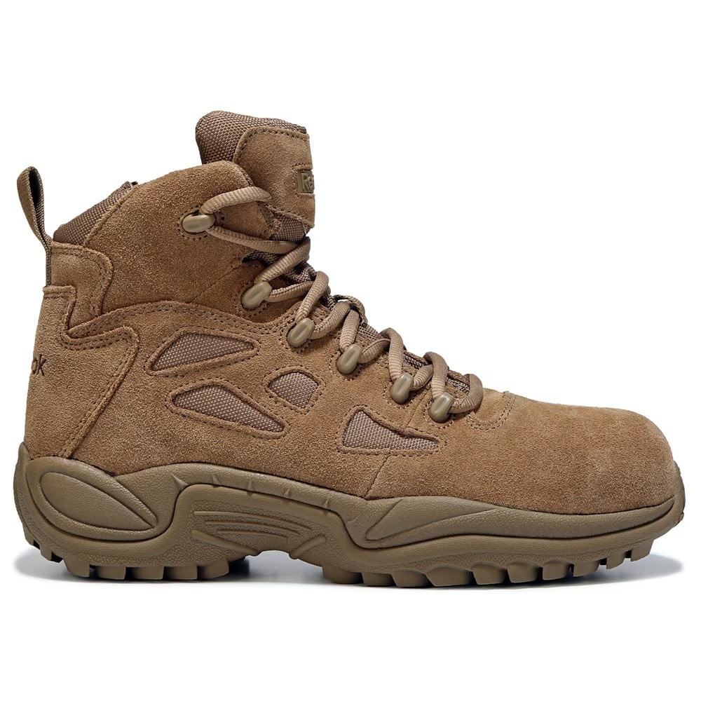 Ботинки "Rapid response" с боковой молнией 6 дюймов от Reebok Duty, coyote leather — фото 2