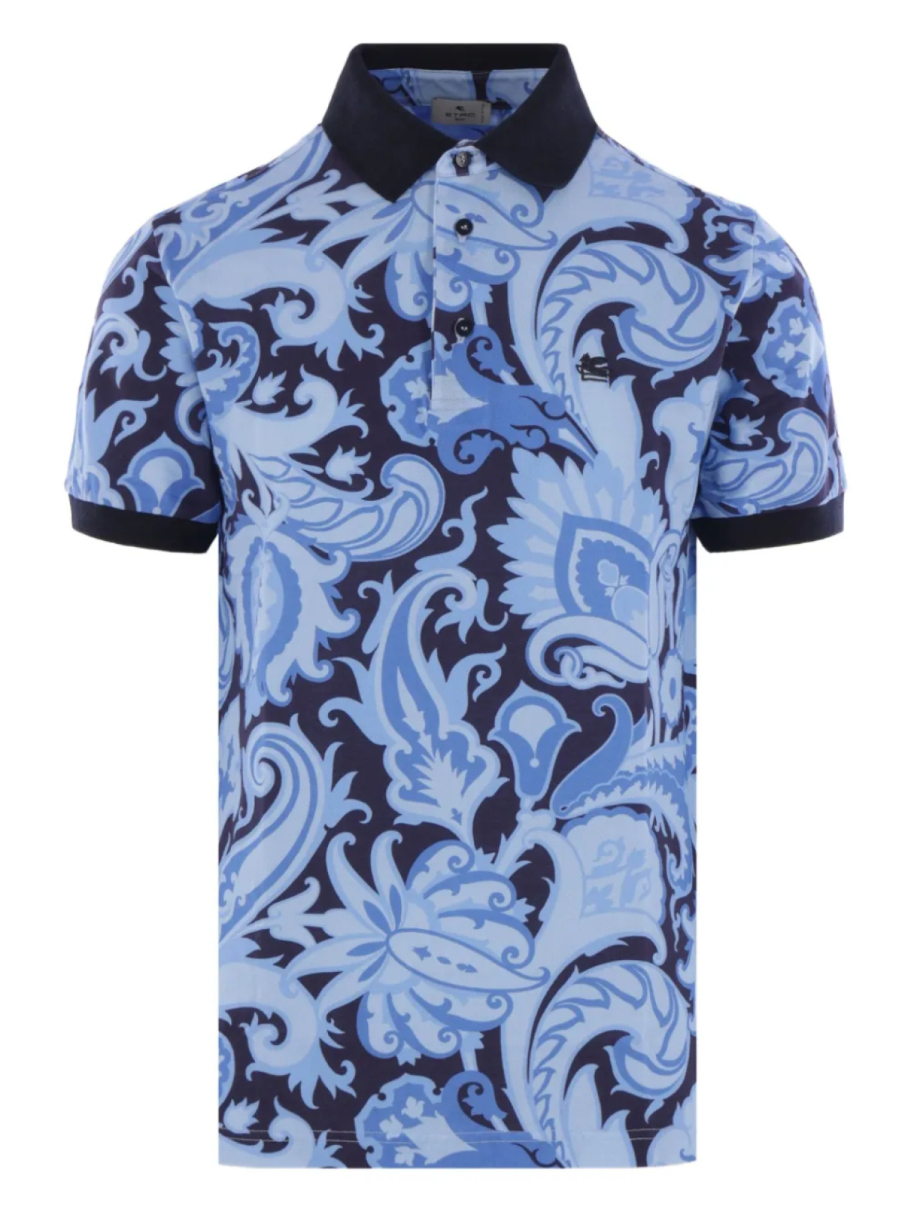 

Рубашка поло из хлопка ETRO, синий