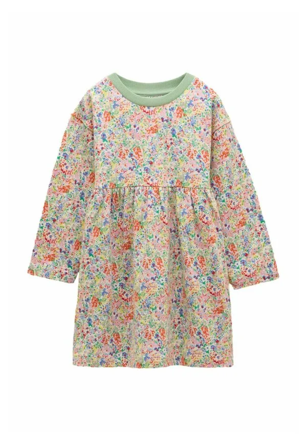 Платье эмма с длинными рукавами для повседневной носки Joules, Cream Ditsy