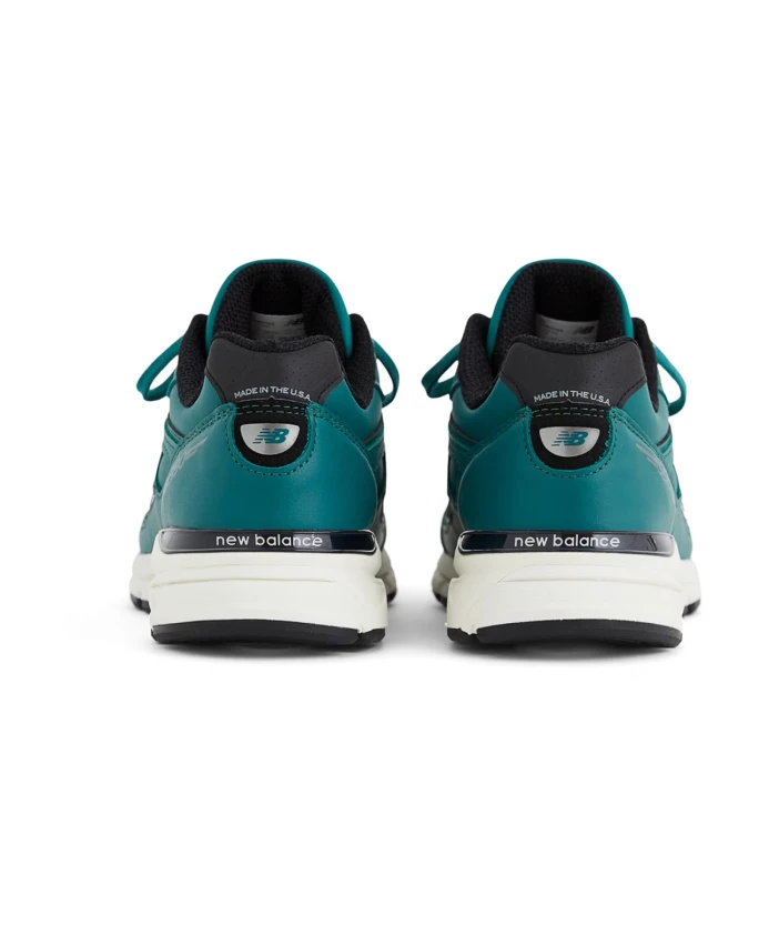 Кроссовки Teddy Santis американского производства, бирюзово-белые. New Balance, зеленый — фото 3