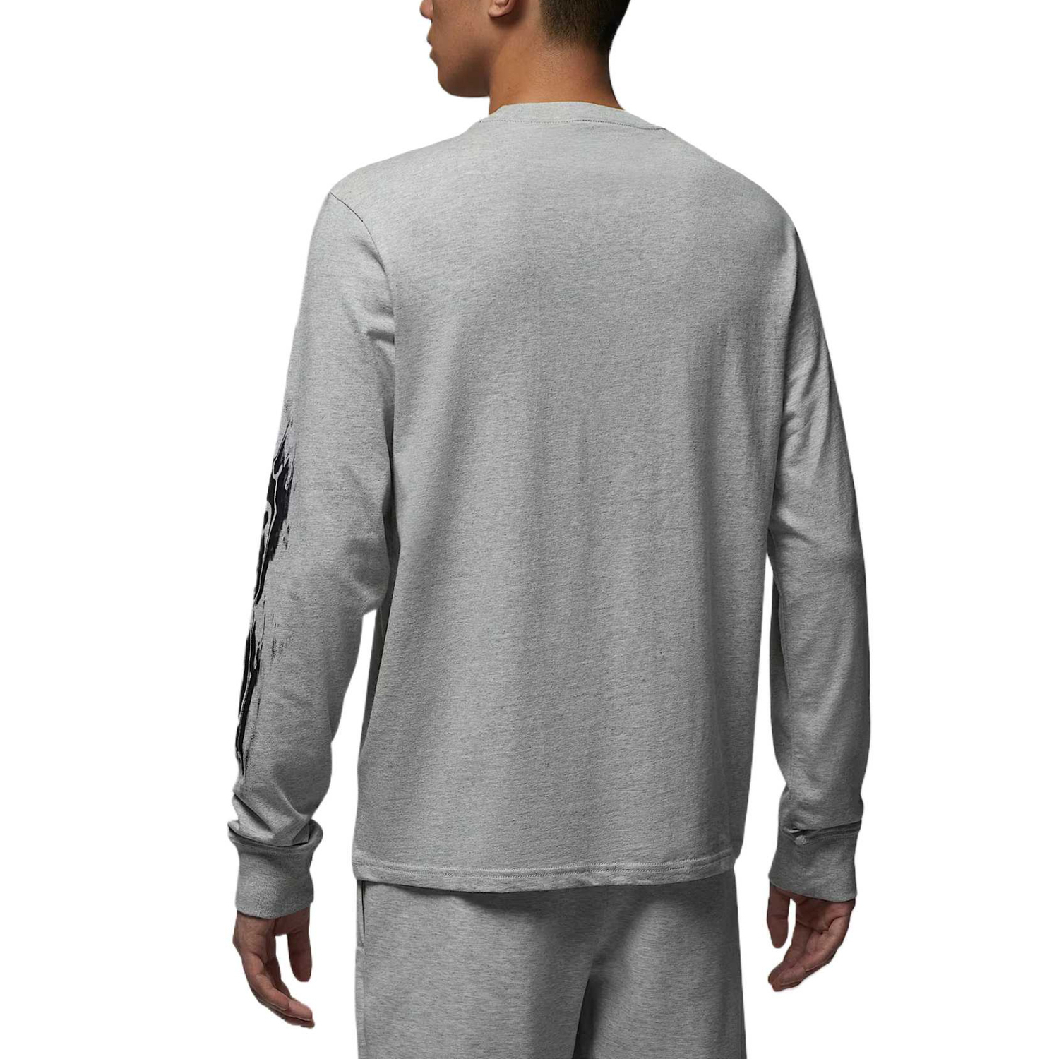 Футболка dri fit fw/aw25 мужская Jordan, серый/черный — фото 3