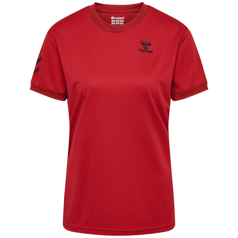 

Женская мультиспортивная майка Hmlq4 Jersey Wo с технологией Beecool HUMMEL, цвет rot