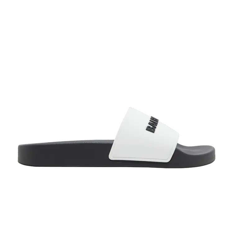Сандалии Balenciaga Balenciaga Wmns Pool Slides 'White Black', белый