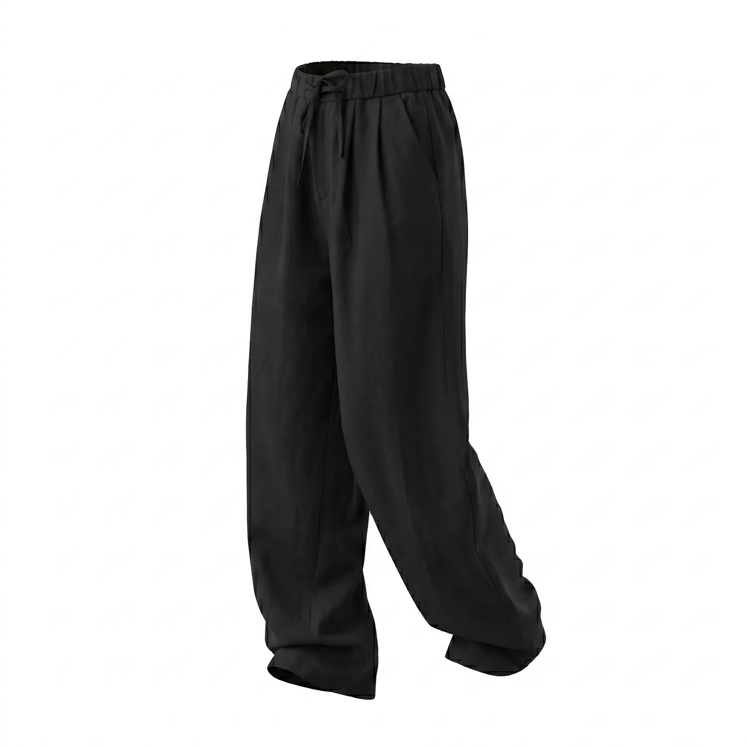 Детские спортивные брюки из льна Red bean, Black