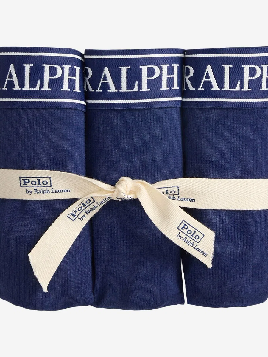 Трусики Polo Ralph Lauren 'Polo Essentials' темно-синего цвета — фото 4