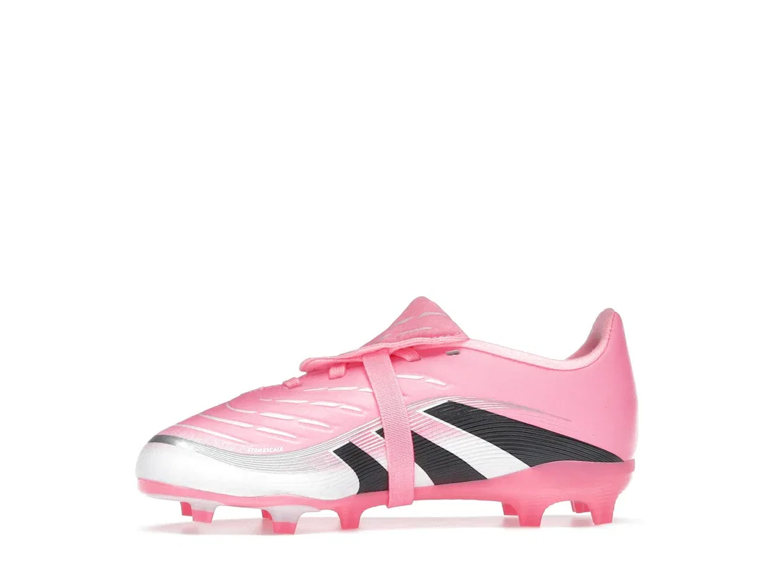 Детские бутсы Predator League Fold-Over Tongue FG/MG Adidas, Beam Pink Core Black Cloud White — фото 3