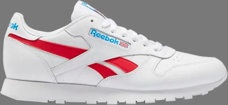

Кроссовки classic leather 'white vector red' Reebok, белый