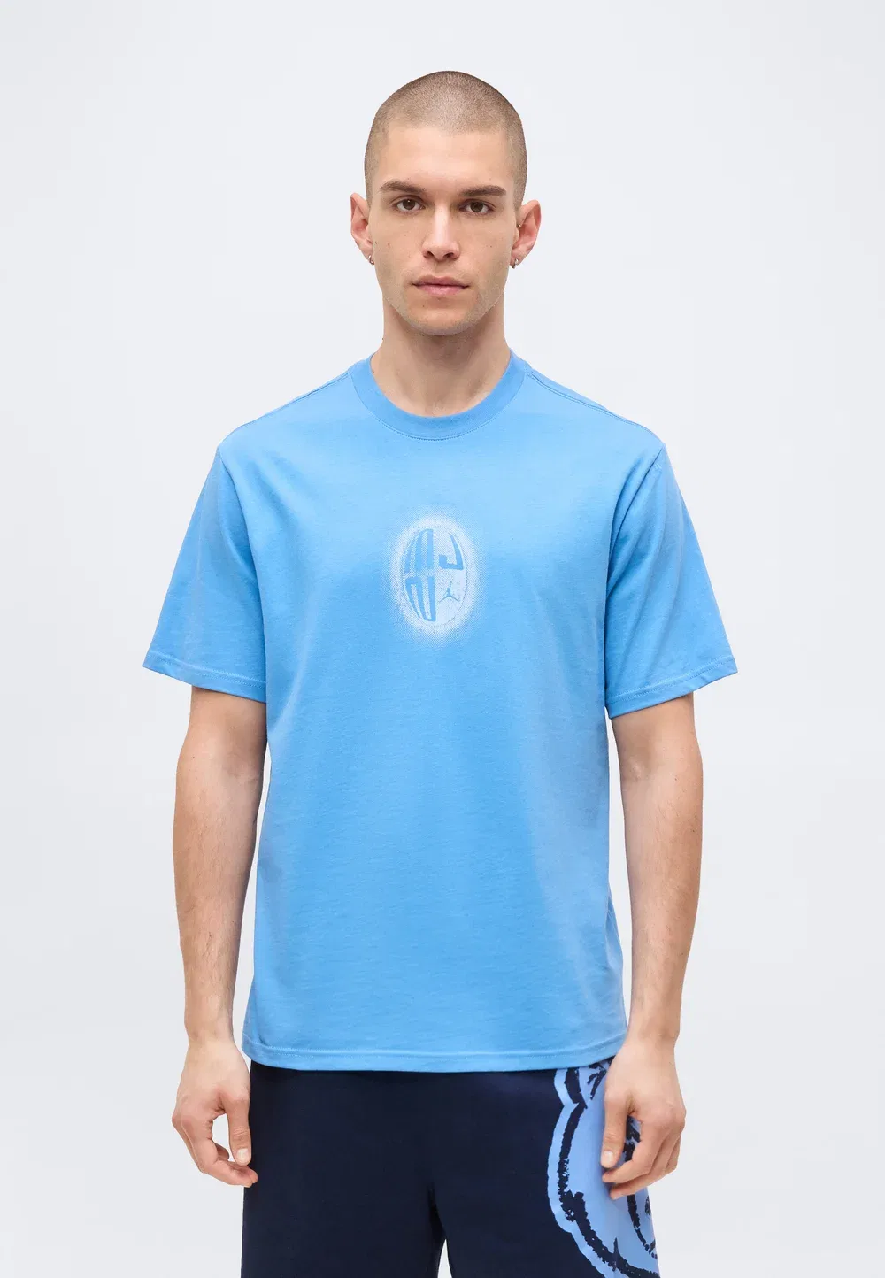 Футболка для команды - спортивная футболка Jordan, Blue Beyond/White — фото 3