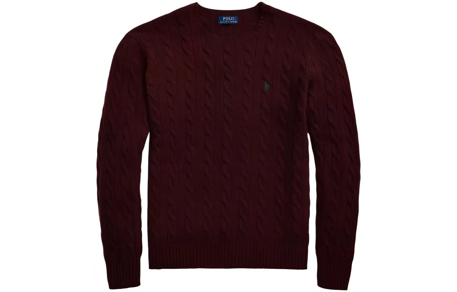 Мужской джемпер с принтом пони Pony Embroidered Cable-Knit Jumper Polo Ralph Lauren