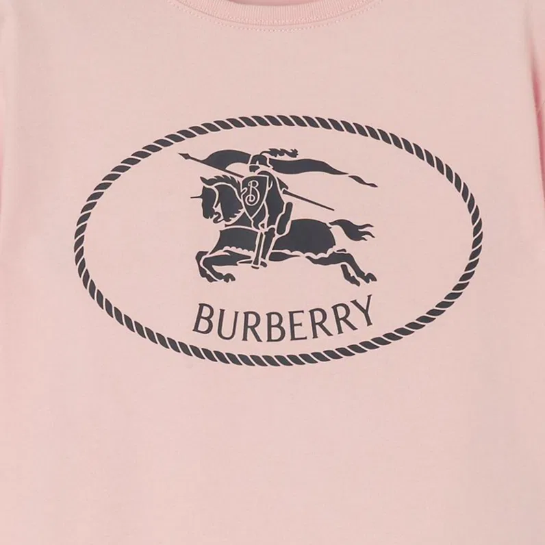 Детская футболка с круглым вырезом Burberry, Pink — фото 4