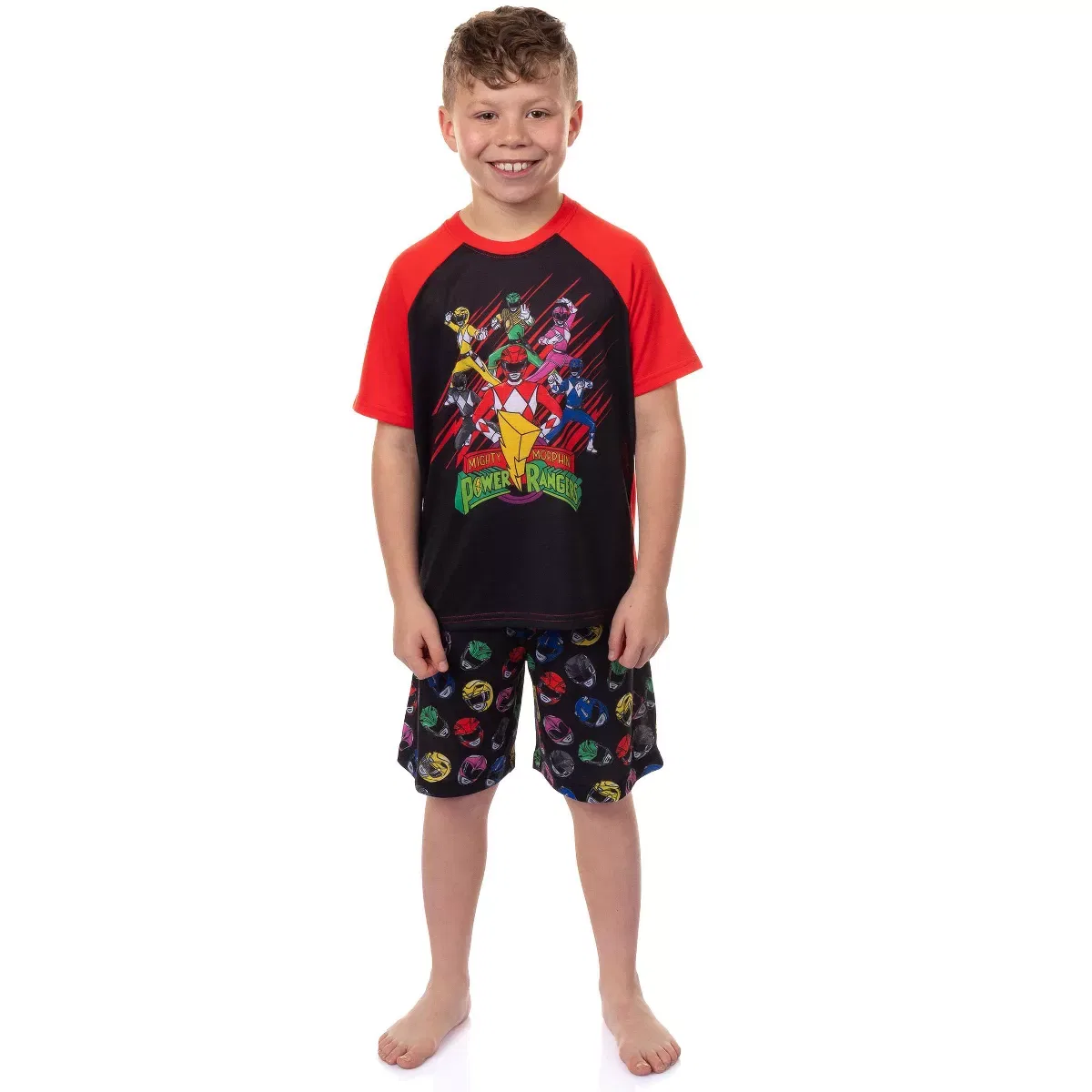 Детский пижамный комплект для мальчиков с принтом Mighty Morphin Power Rangers INTIMO, Black
