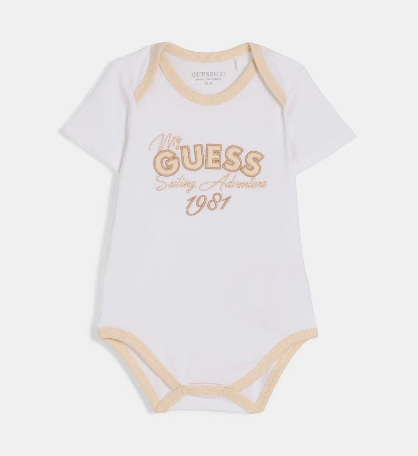 Комплект из 4 предметов и хлопковый чехол GUESS, белый — фото 2