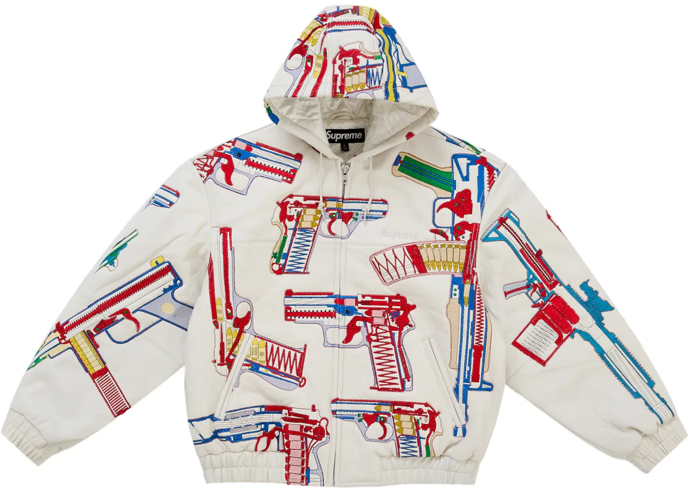 Мужская куртка с принтом Jacket Supreme, White