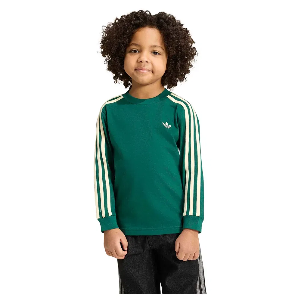 Детская футболка с длинным рукавом 3-Stripes Adidas Originals, Green