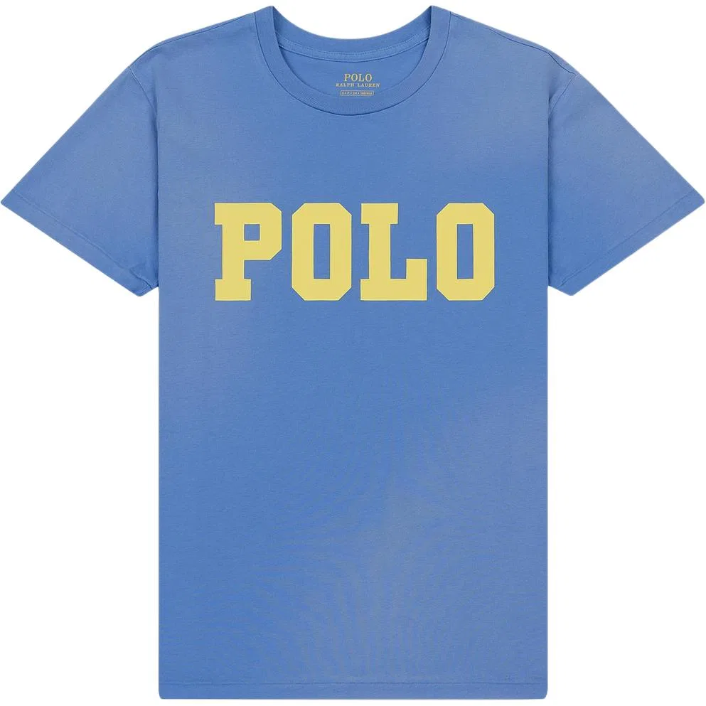 Футболка с круглым вырезом прямого кроя Polo Ralph Lauren, Blue