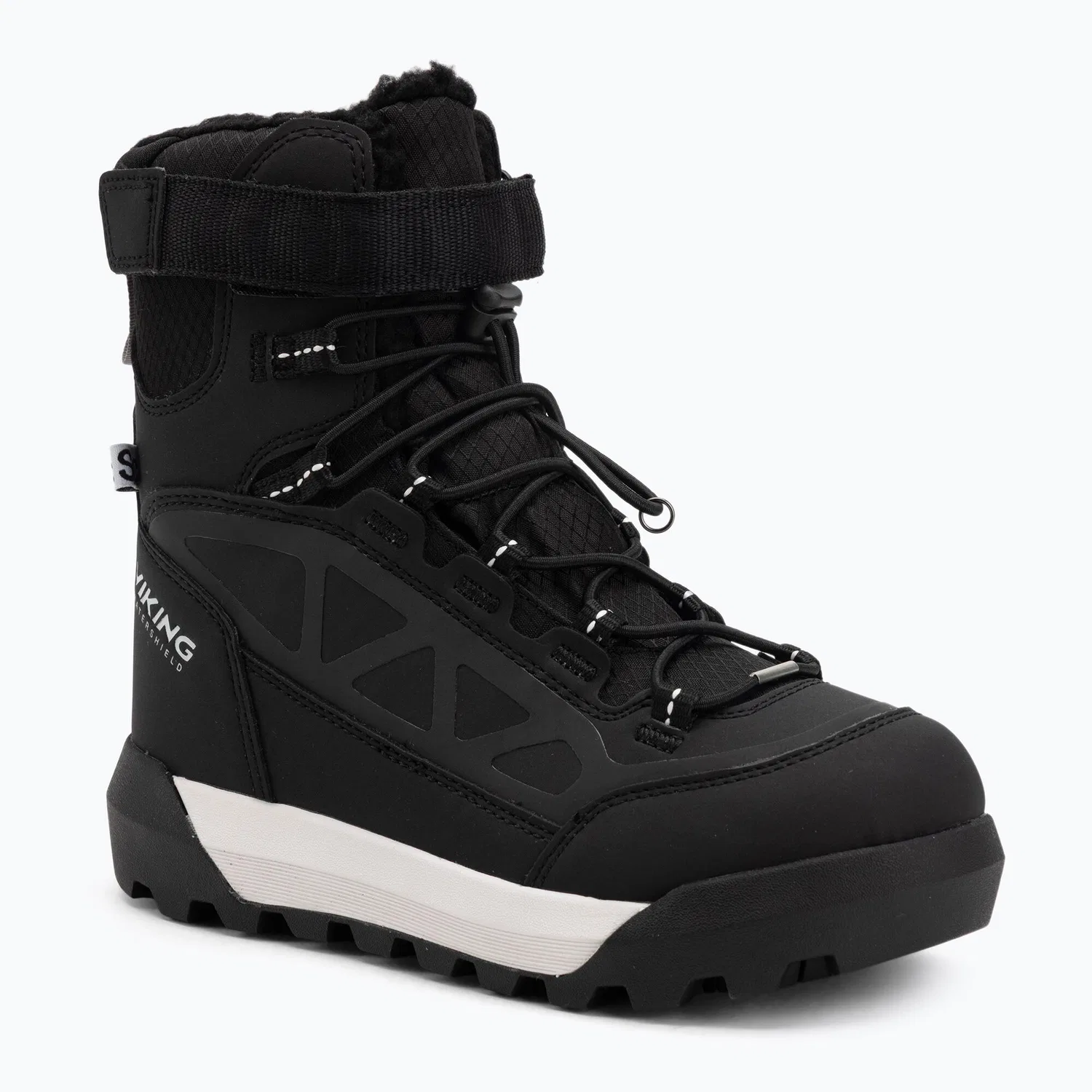 Детские зимние сапоги с водонепроницаемостью Constrictor Warm SC Waterproof 1V SL Viking, Schwarz