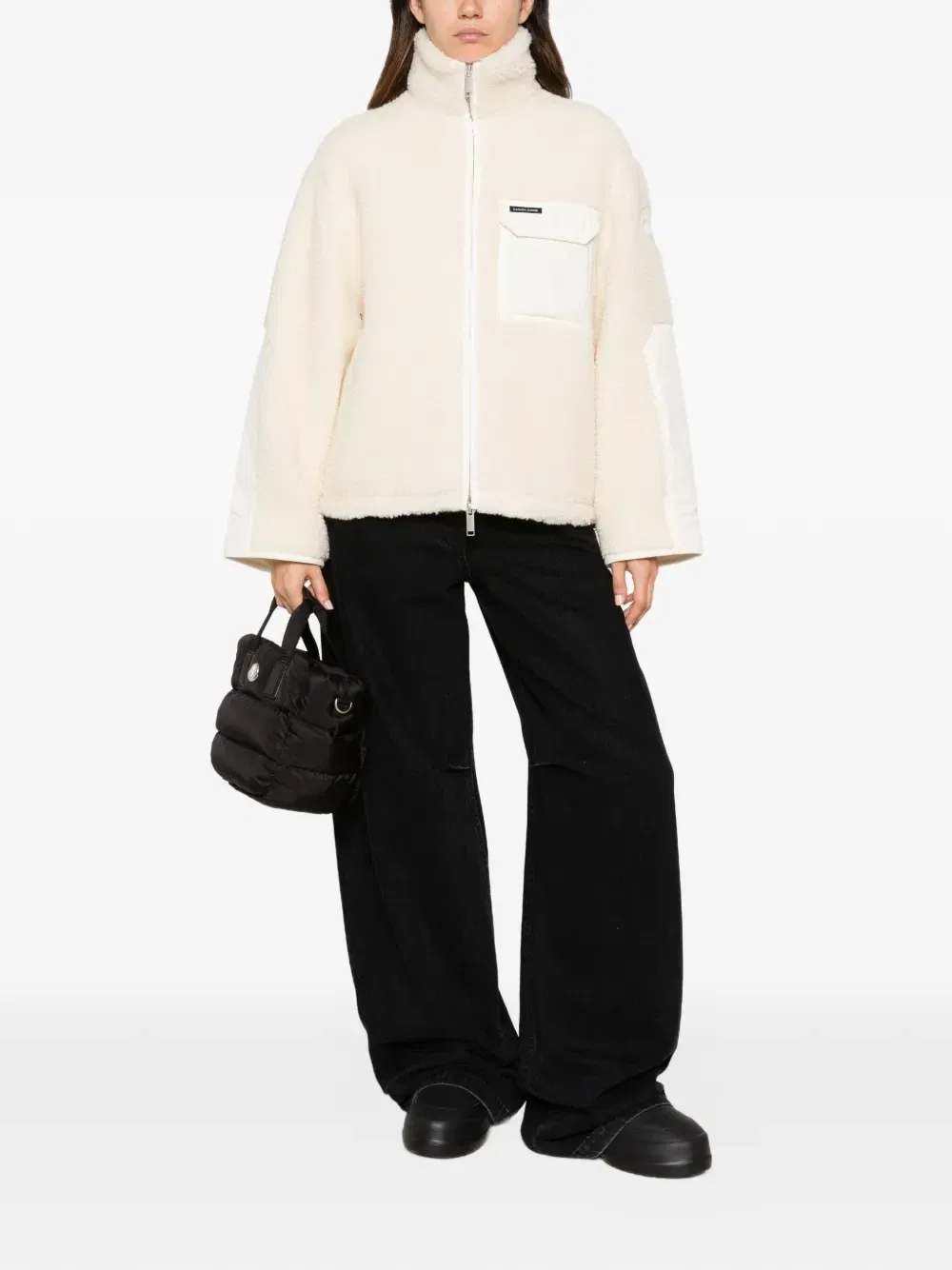 Флисовая куртка на молнии Soren Canada Goose, бежевый — фото 2