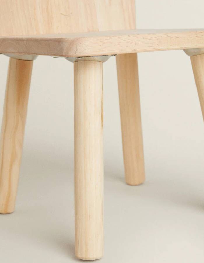 Стул детский Zara Home Bear Wooden, деревянный — фото 4