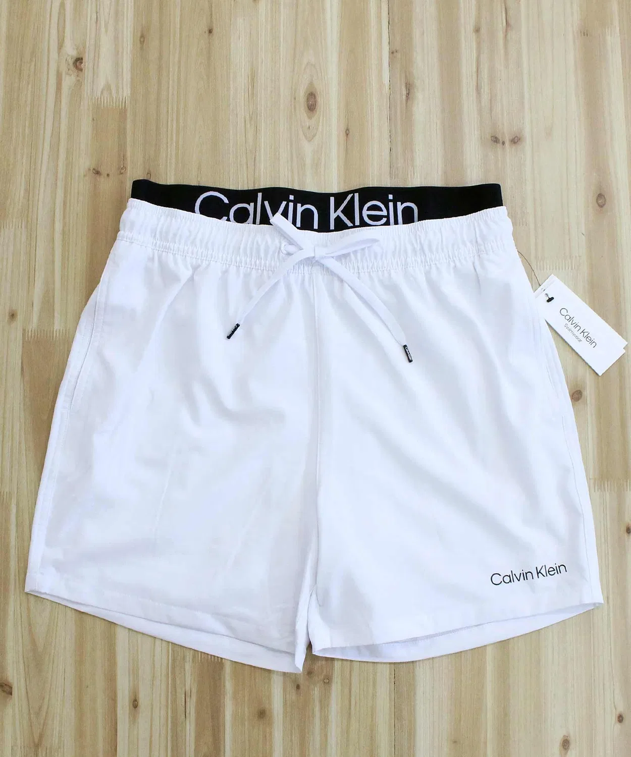 Мужские плавки с боксерским внутренним слоем с принтом камуфляж Calvin Klein, Blue — фото 4