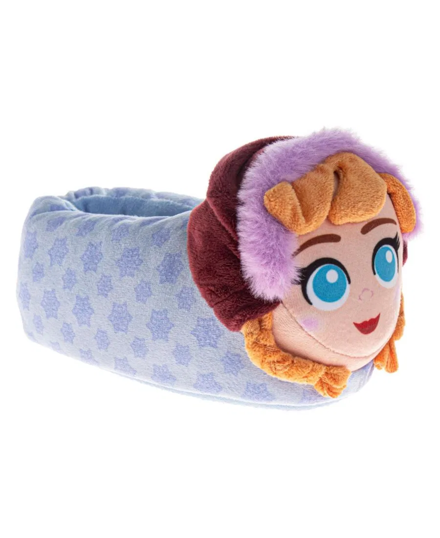 Тапочки домашние Frozen 3D Anna & Elsa Disney, Heather Navy