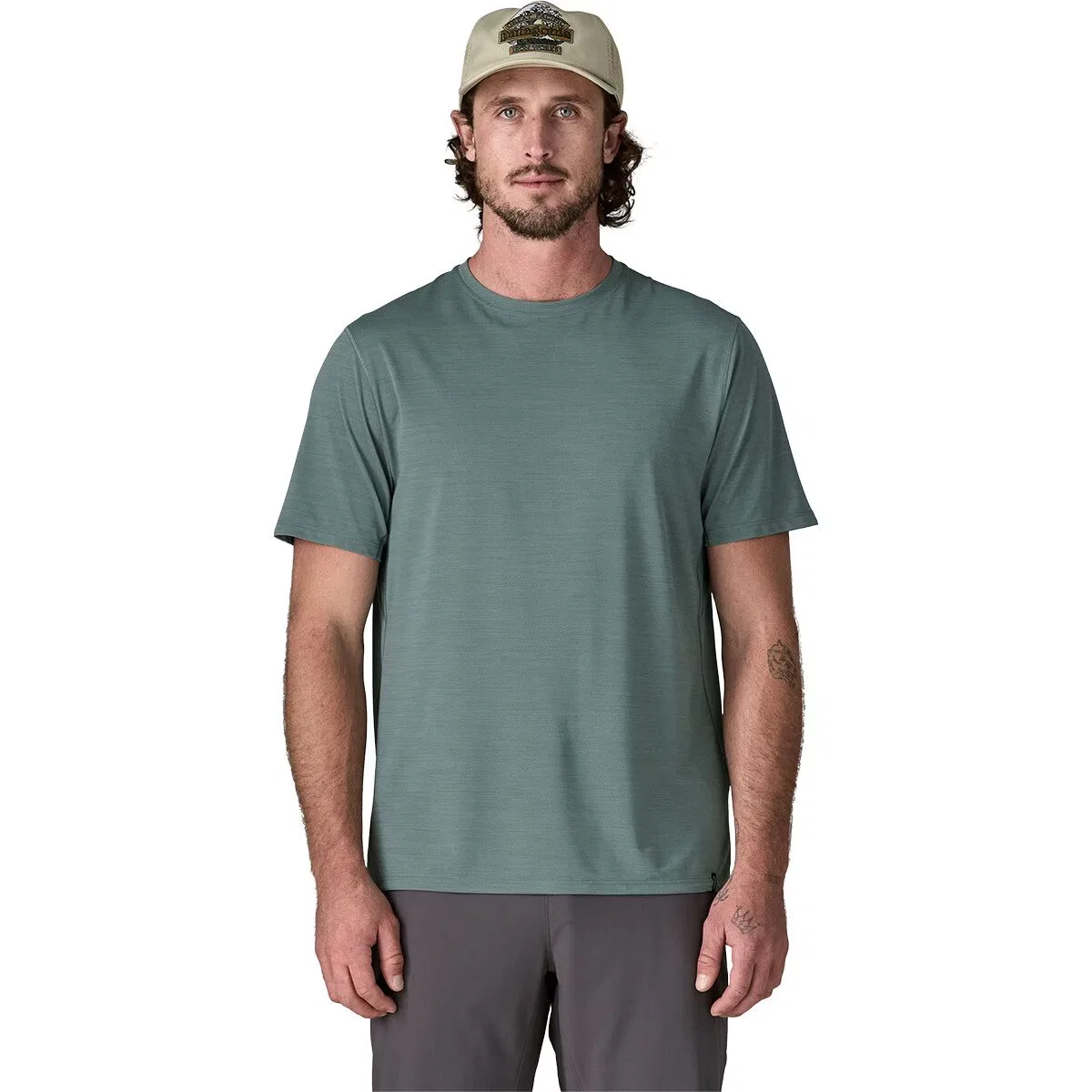 Мужская футболка с коротким рукавом Capilene Cool Ultra Shirt Patagonia, Blue Sage/Light Blue Sage X-Dye