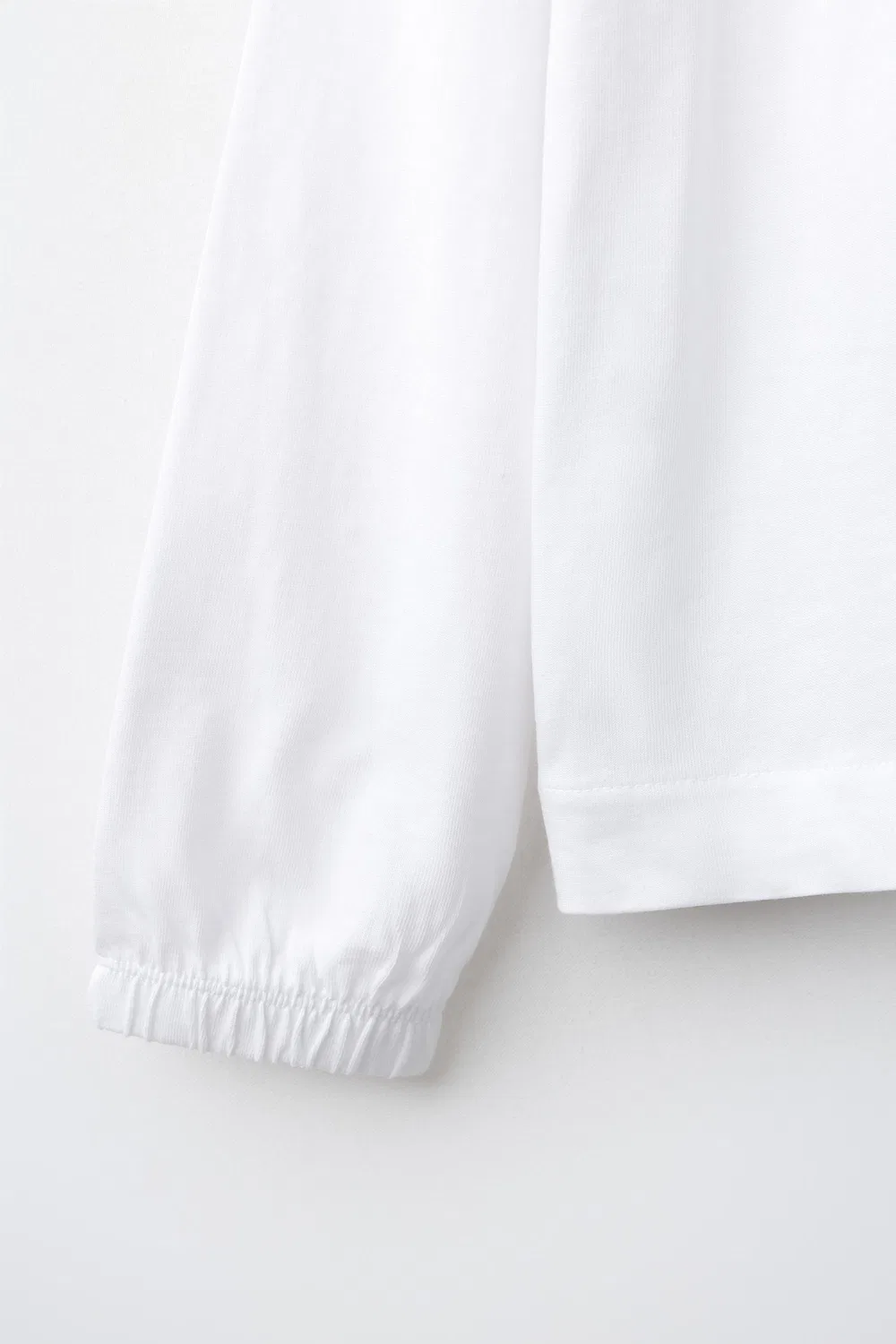 Романтическая футболка с воротником в стиле питера пэна ZARA, White — фото 4