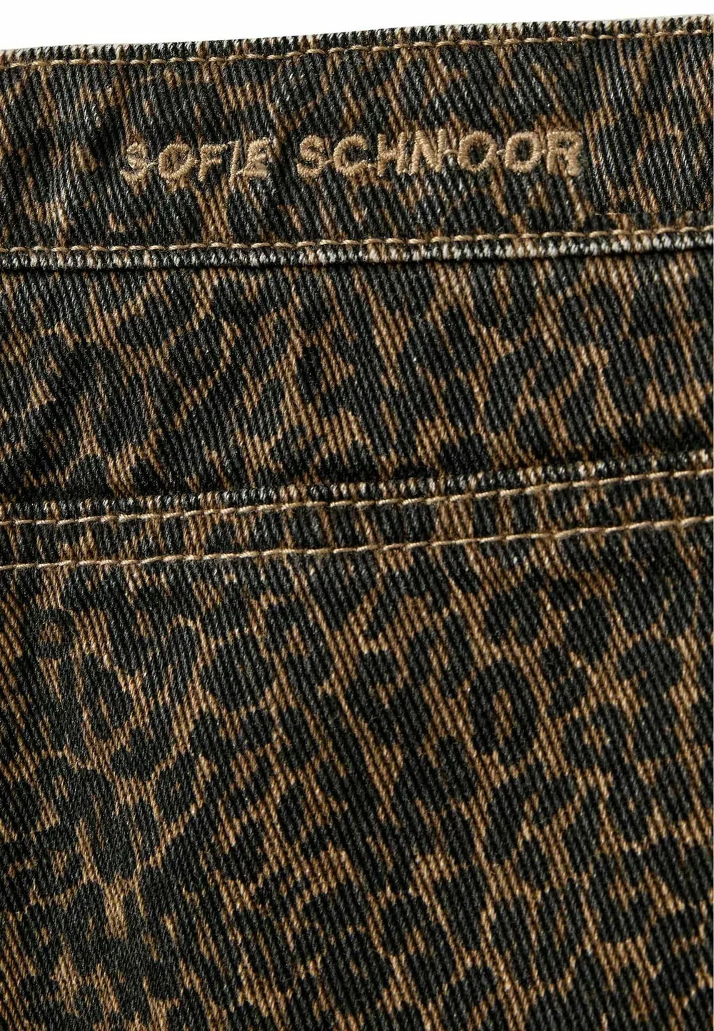 Callykb - джинсовая юбка Sofie Schnoor, Leopard — фото 3