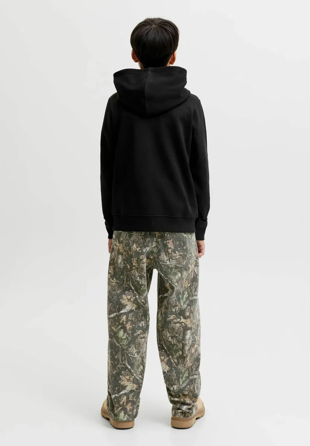Худи с логотипом для мальчиков - худи Jack & Jones Junior, Black — фото 3