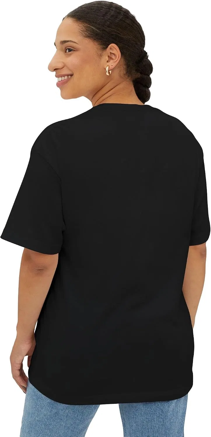Унисекс свободная футболка оверсайз Breezy Boxy Tee, Black — фото 3