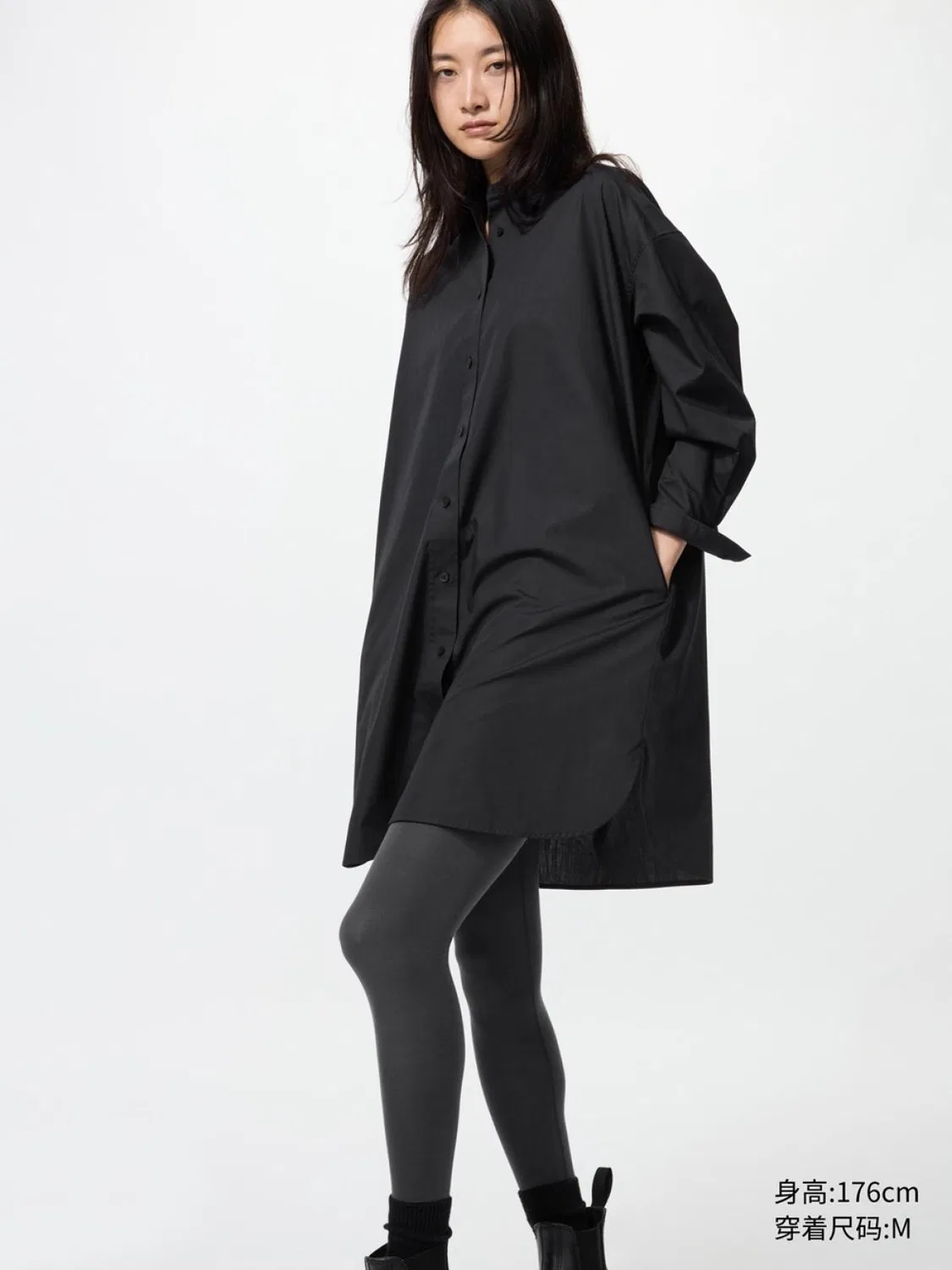 Леггинсы HEATTECH Uniqlo, темно-серый