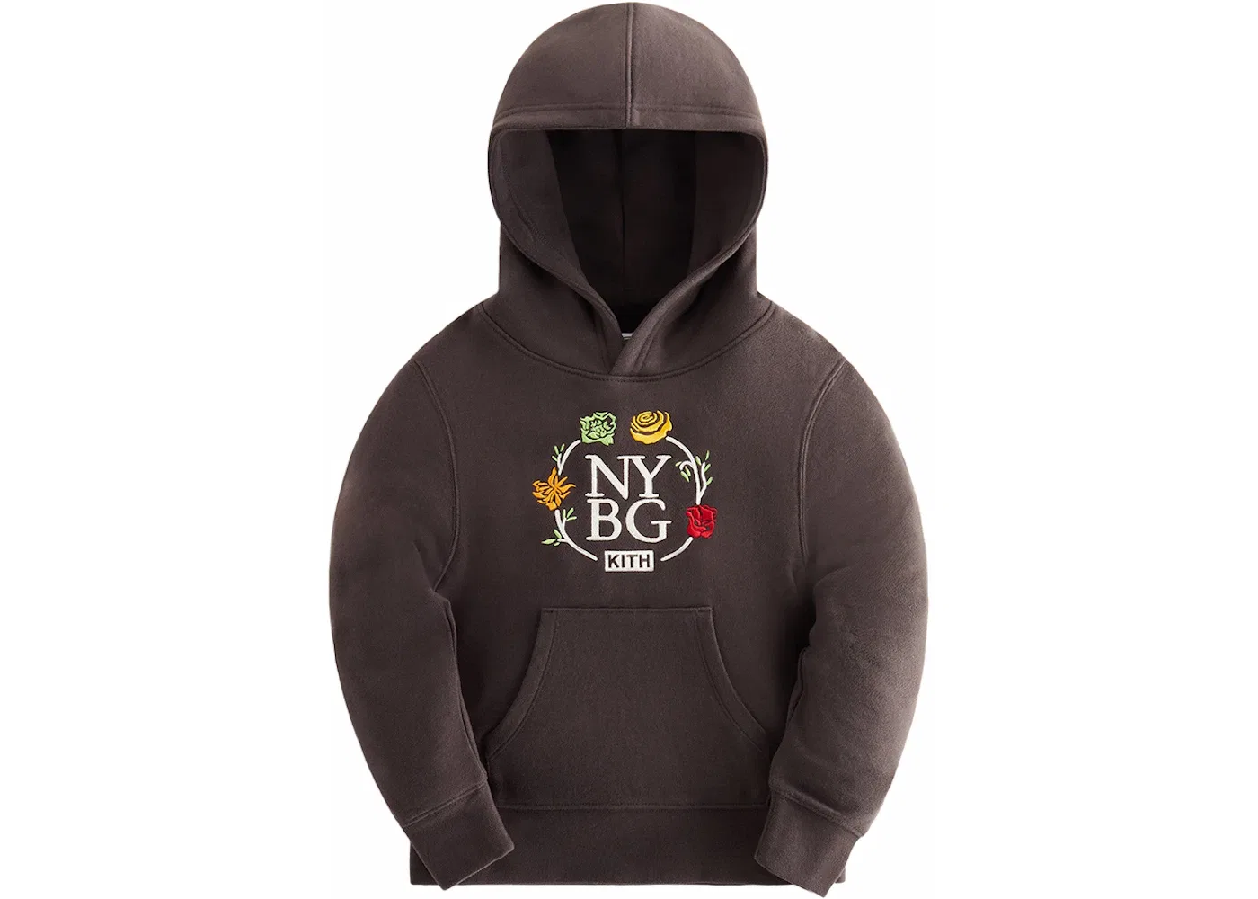 Детский худи с принтом Kith x New York Botanical Garden Kids Logo Williams Hoodie Kith, Kindling