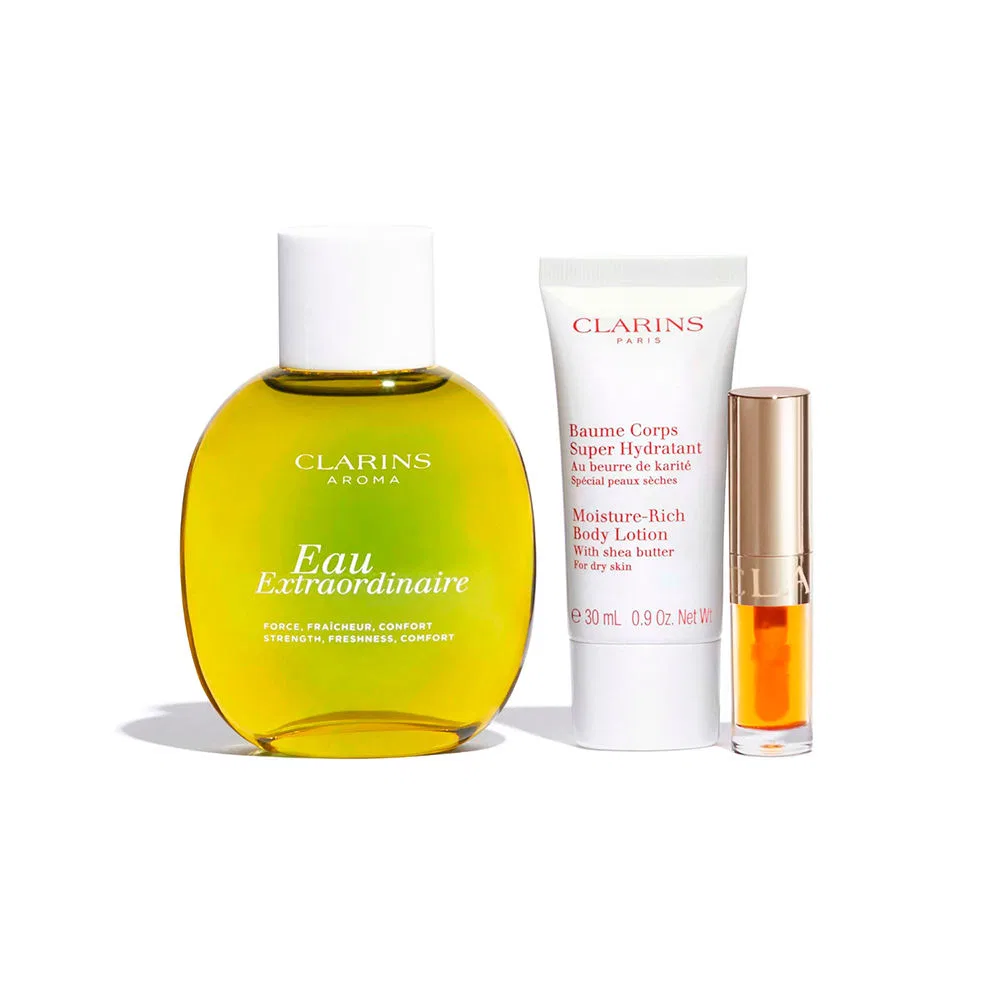 Набор косметики для тела Eau Extraordinaire Clarins, 4 предмета — фото 3