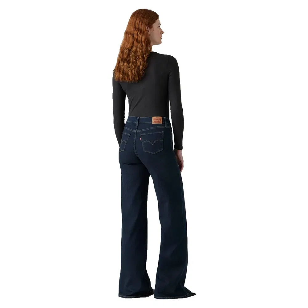 Женские джинсы с широкой штаниной 318 Shaping Levi's, Blue — фото 2