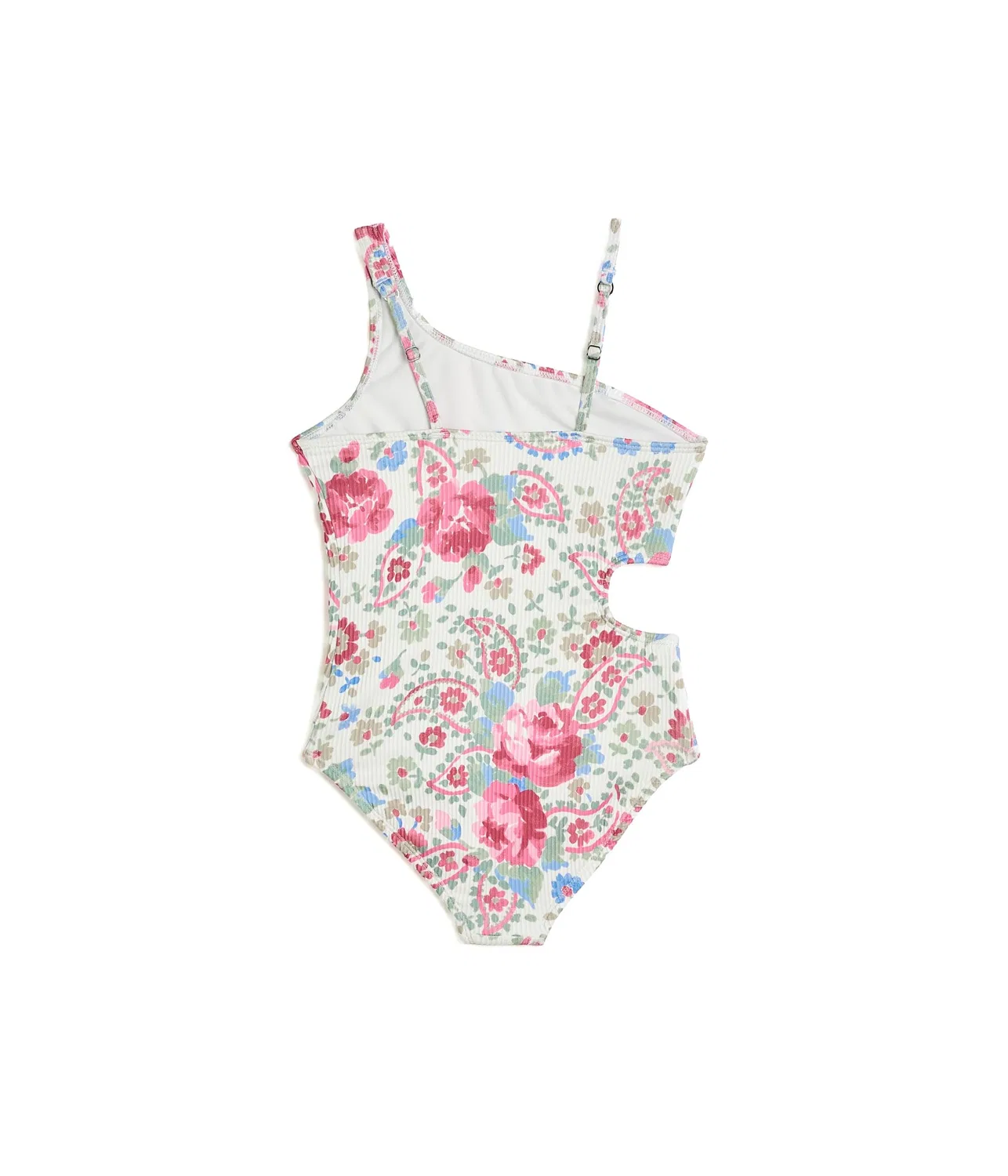 Слитный купальник с асимметричными вырезами (для детей постарше) Abercrombie Kids, Bright White — фото 2